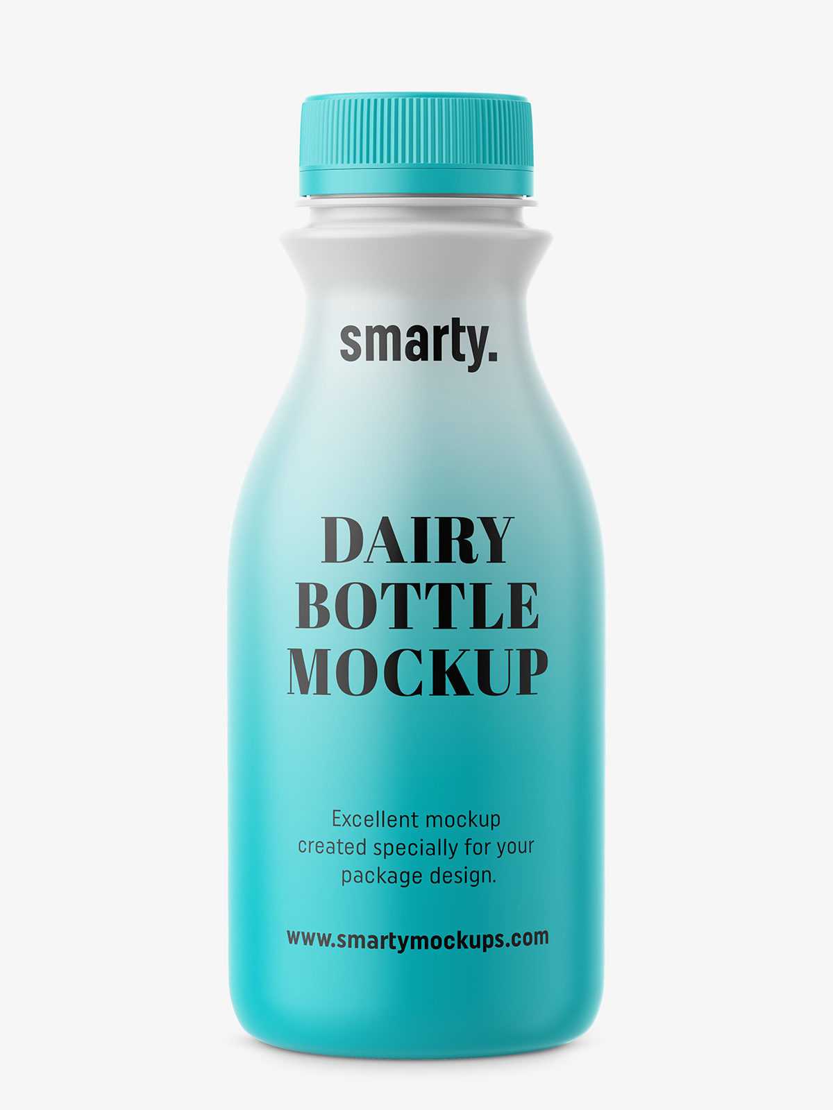 Yogurt drink mockup