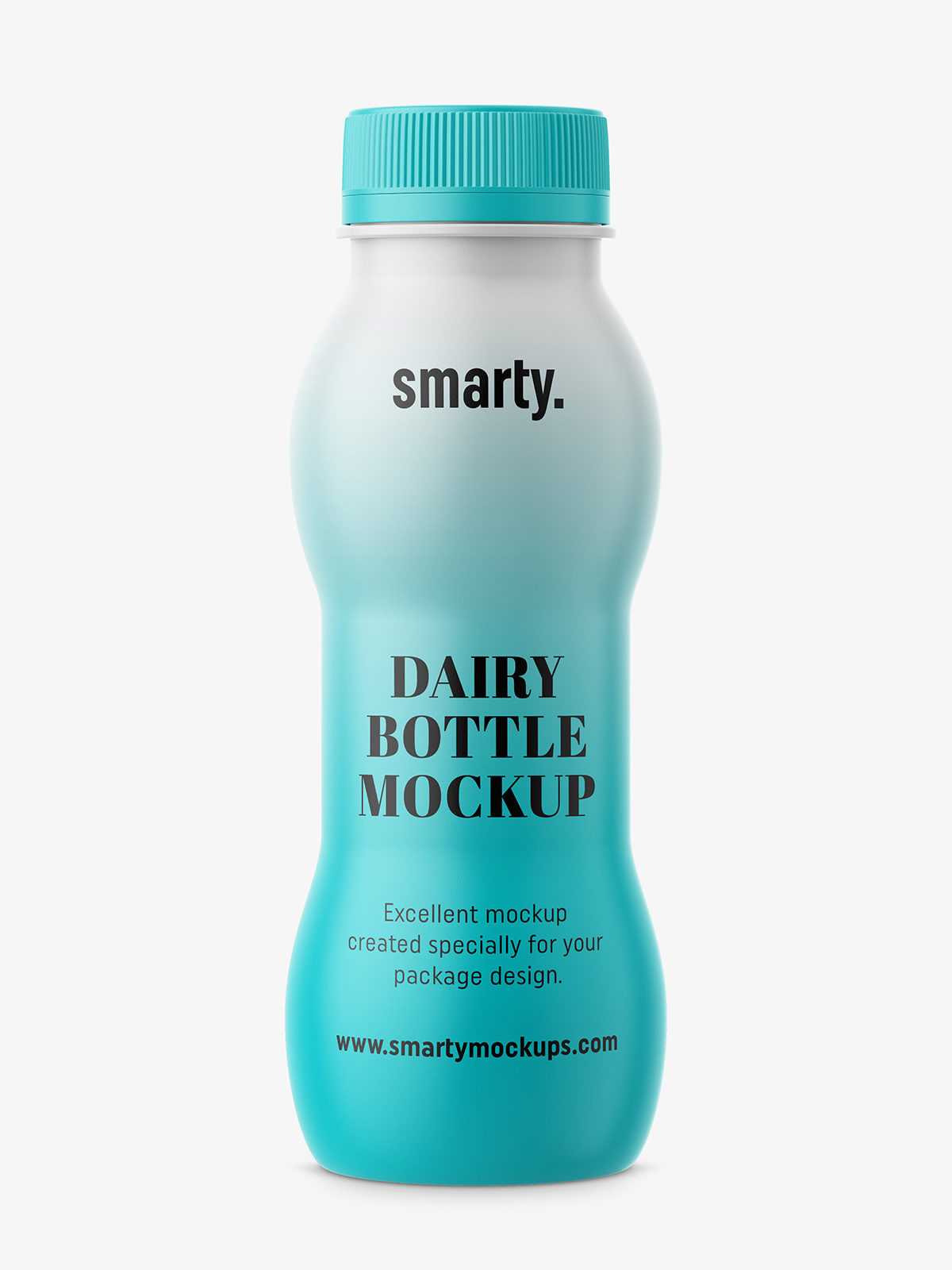 Yogurt drink mockup
