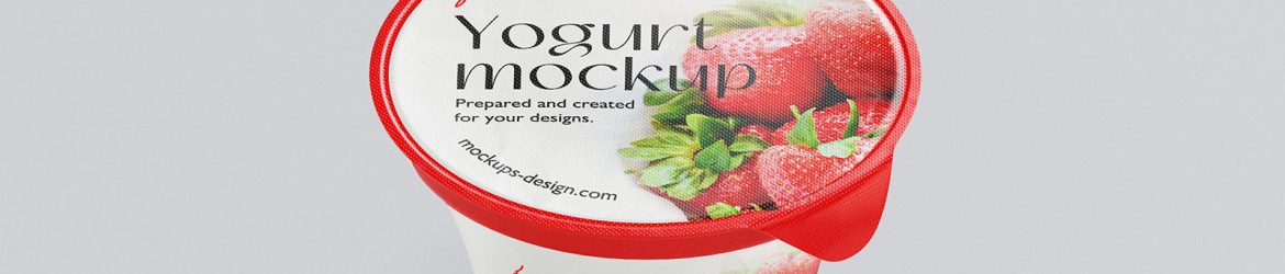 Yogurt mockup