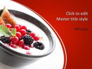 Yogurt PowerPoint Template