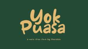 Yok Puasa Font › Fontesk