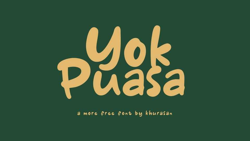 Yok Puasa Font › Fontesk