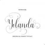 Yolanda Script Font