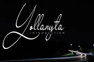 Yollanyta Handwritten Font