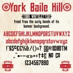 York Baile Hill Font - Fonte Grátis York Baile Hill Font