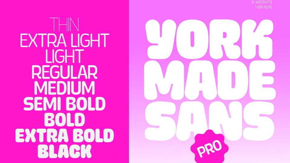 Yorkmade Pro Font › Fontesk