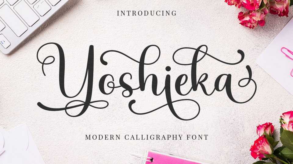 Yoshieka Script Font › Fontesk