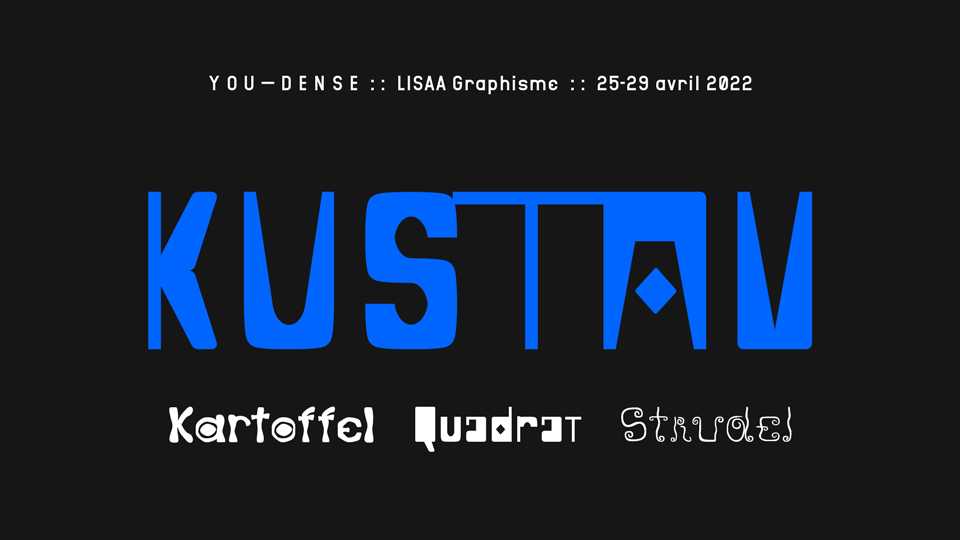 You Dense Kustav Font › Fontesk
