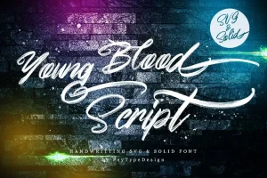 Young Blood Script Font