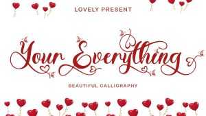 Your Everything Font › Fontesk