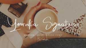 Yourvika Signature Font › Fontesk