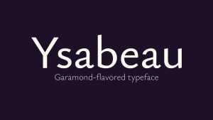 Ysabeau Typeface › Fontesk