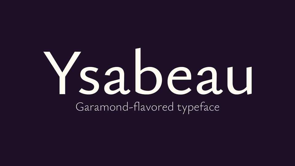 Ysabeau Typeface › Fontesk