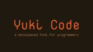 Yuki Code Font › Fontesk
