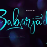 Zabarjad Handwritten Font - Fonte Grátis Zabarjad Handwritten Font