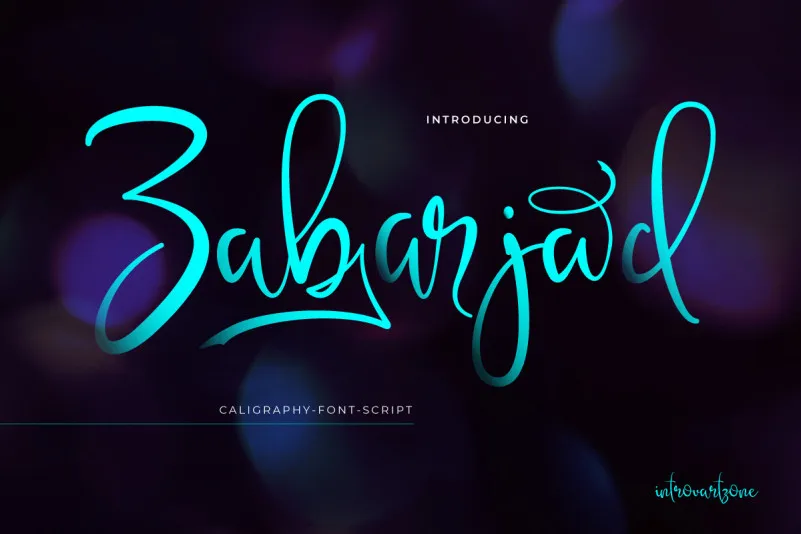 Zabarjad Handwritten Font