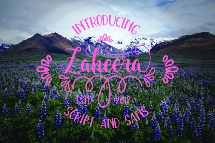 Zaheera Script Font