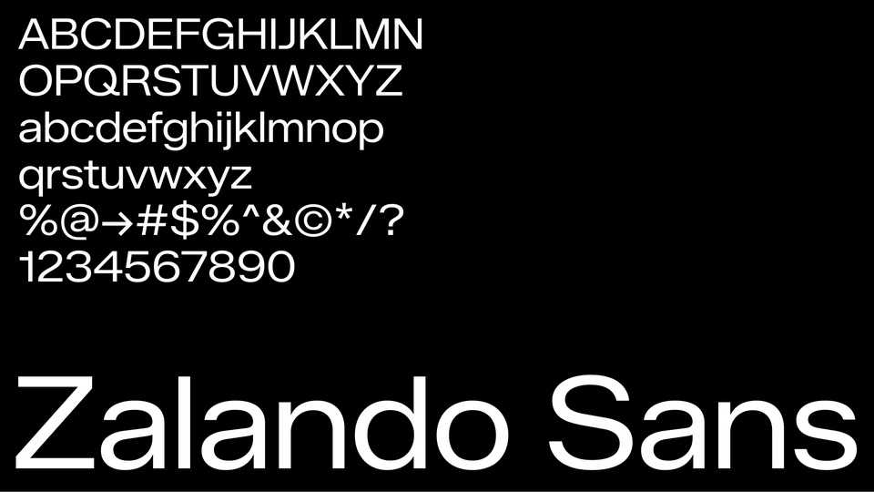 Zalando Sans Font Family › Fontesk