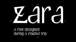 Zara Typeface › Fontesk