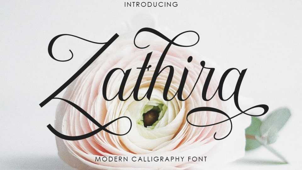 Zathira Font › Fontesk
