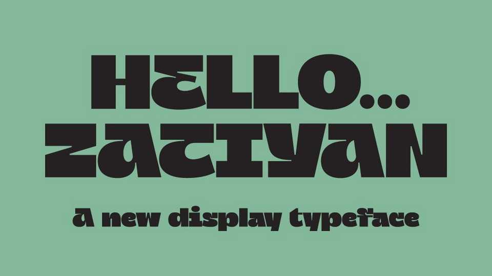 Zatiyan Font › Fontesk