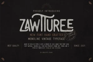 Zawtturee Font