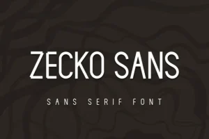 Zecko Sans Serif Font
