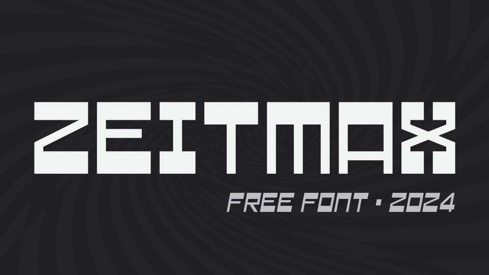Zeitmax Font › Fontesk