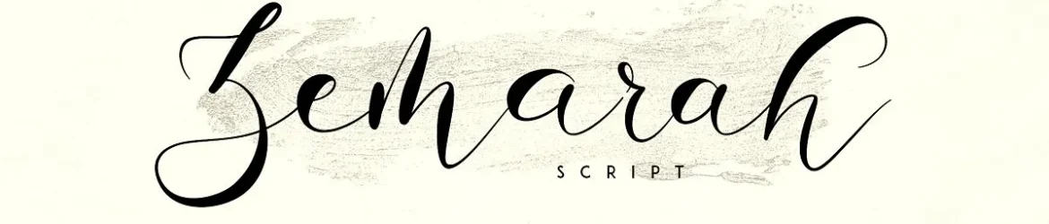 Zemarah Script Font