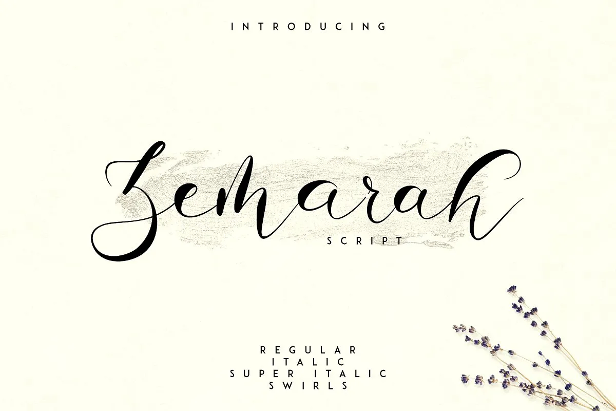 Zemarah Script Font