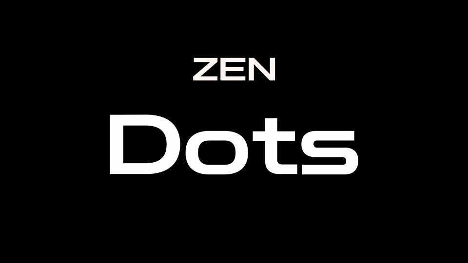 Zen Dots Font › Fontesk
