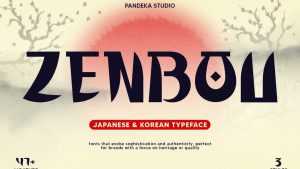 Zenbou Font › Fontesk