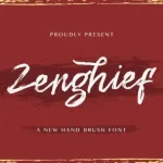 Zenghief Brush Font