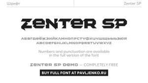 Zenter SP Font › Fontesk
