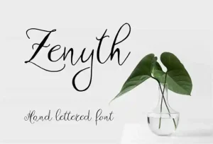 Zenyth Script Font