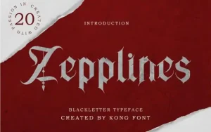 Zepplines Font