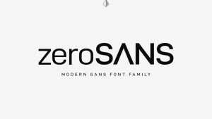 Zero Sans Font › Fontesk