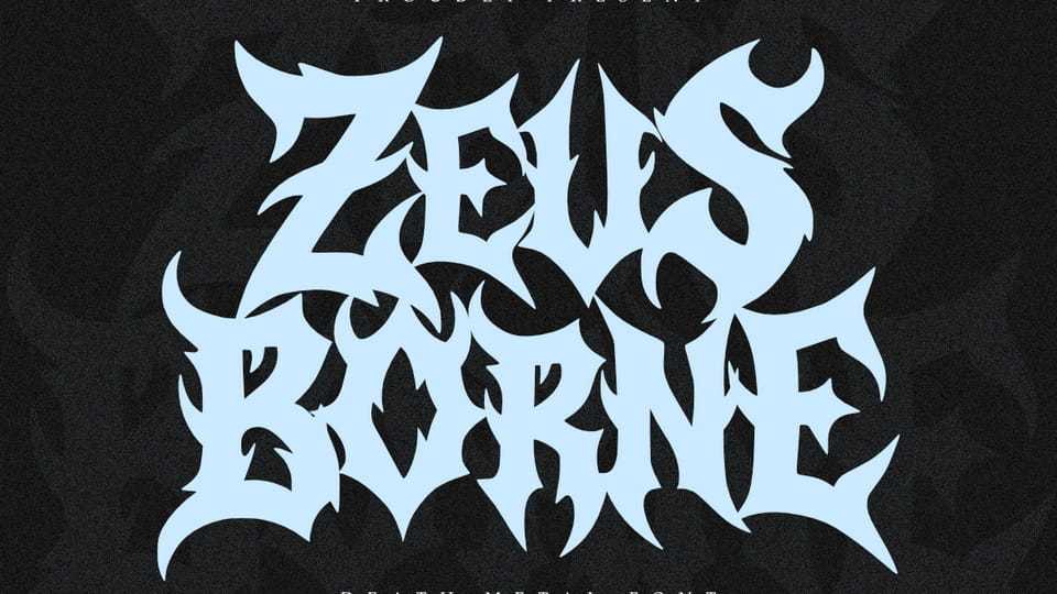 Zeus Borne Font › Fontesk