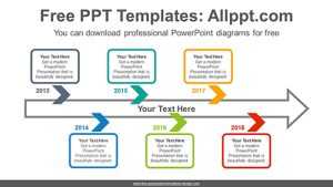 Zigzag chevron arrow PowerPoint Diagram Template