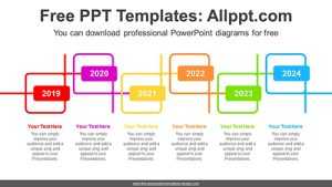Zigzag Line Square PowerPoint Diagram