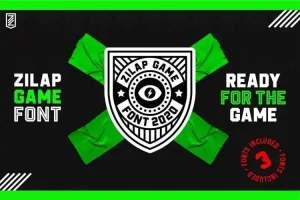 Zilap Game Display Font