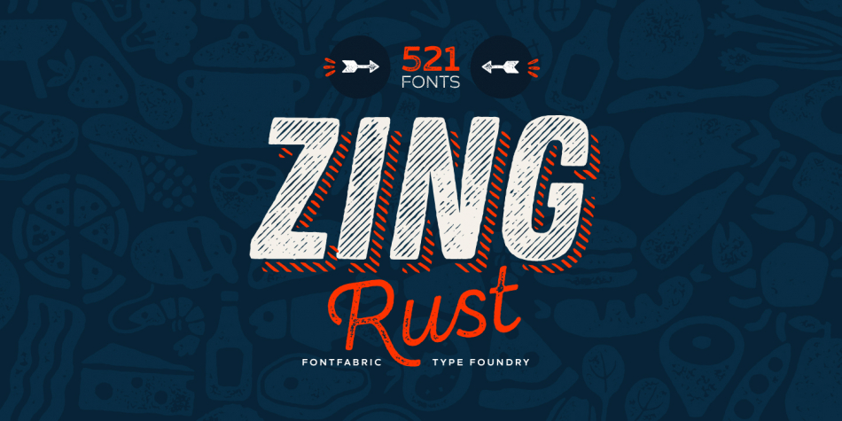 Zing Rust Font Family