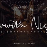 Zita Handwritten Font