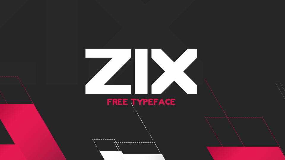 Zix Display Font › Fontesk