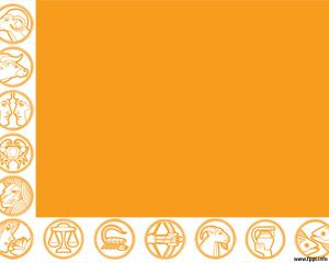 Zodiac Signs Horoscope PowerPoint Template