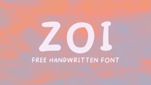 Zoi Font › Fontesk