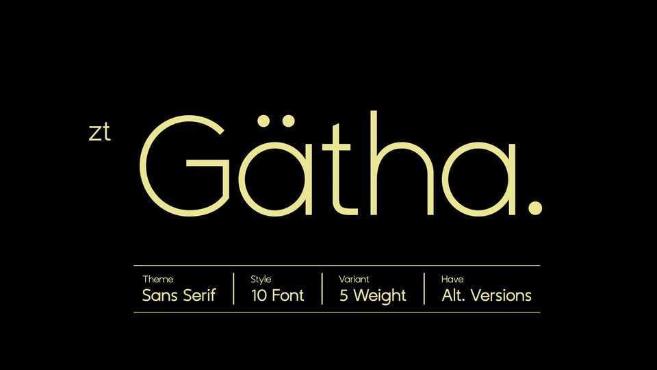 ZT Gatha Font › Fontesk