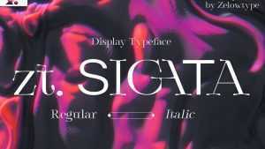 Zt Sigata Font › Fontesk
