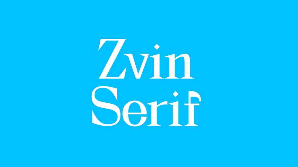 Zvin Font Family › Fontesk