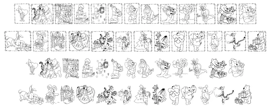 001 Pooh Holiday Dings
